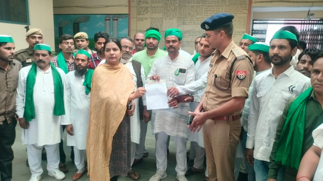 Protesting Nandkishore's statement, BKU wrote letter to CM, created ruckus in Khatauli