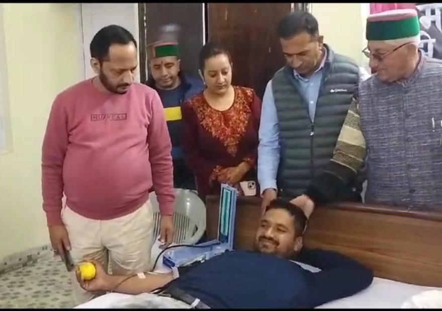 bloos donation camp organised in rajgargh