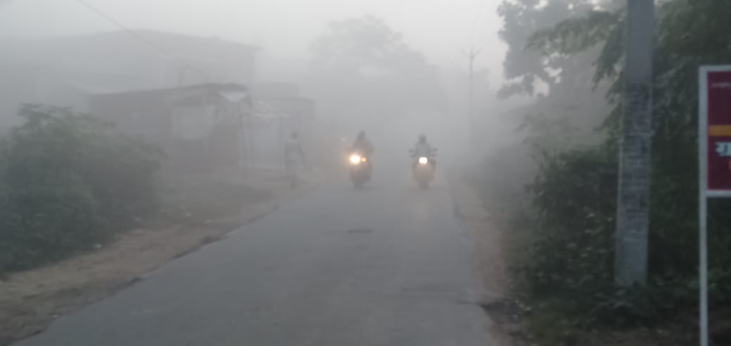 There is fog in the morning due to dust particles, avoid going for morning walk.