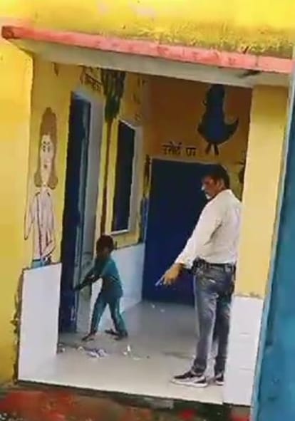 Video of child sweeping school goes viral