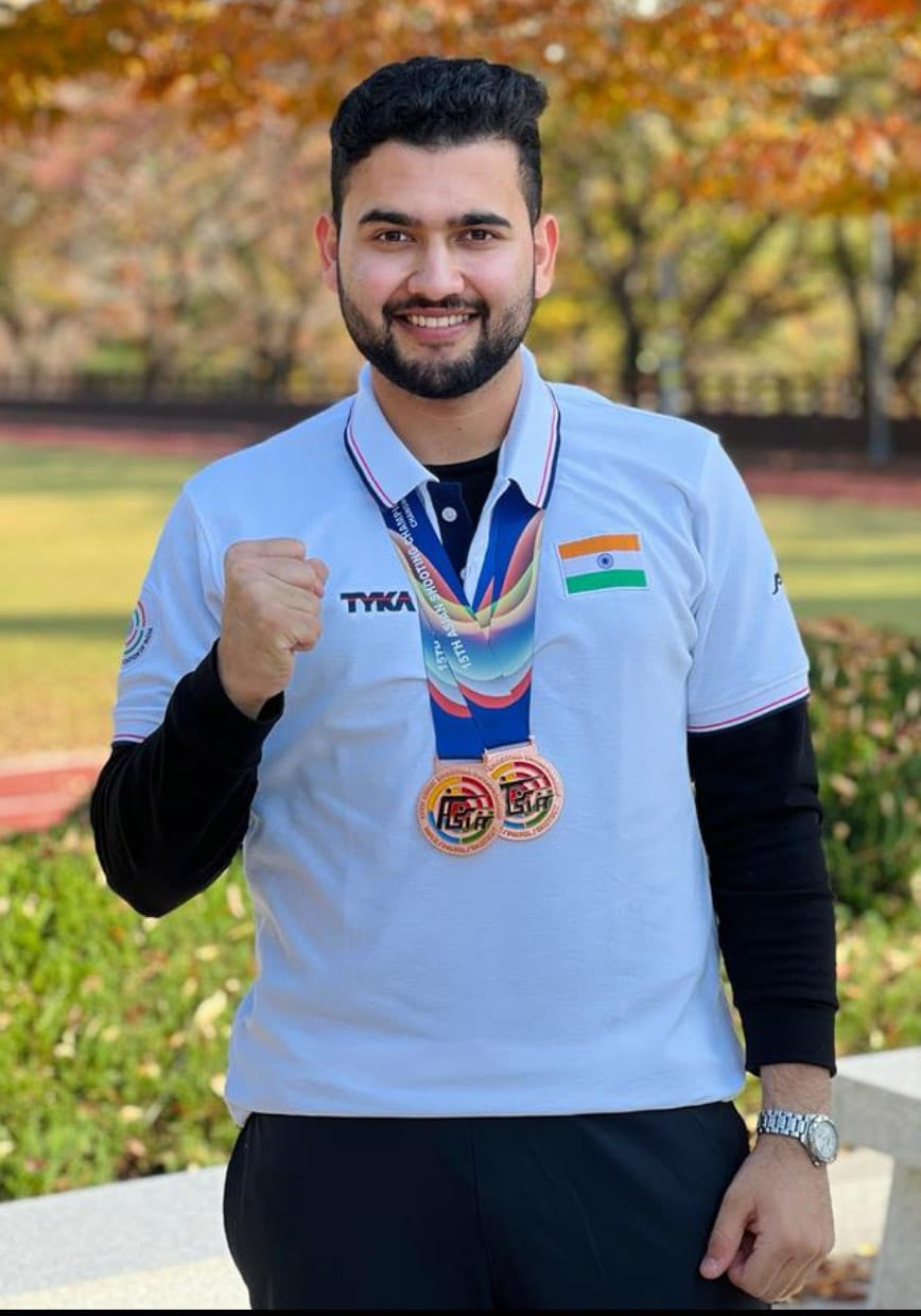 Shooter Anish won two bronze and won Olympic quota