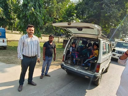 Challans for 17 vehicles without permits, four seized