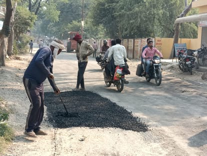 Ramlila and Medical College Road have improved, but there are potholes everywhere else.
