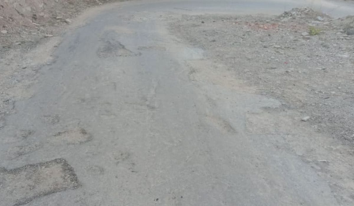 Tar laid on the road costing Rs 8 crore was uprooted within a year