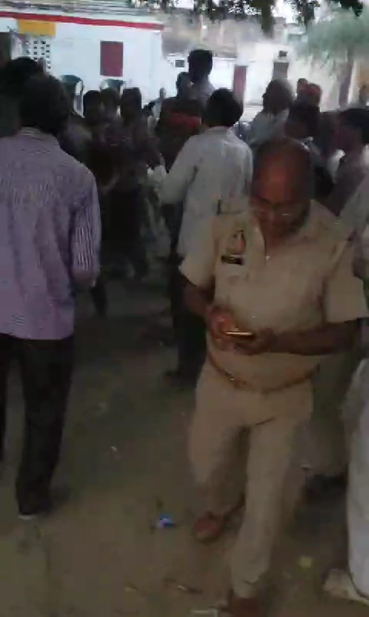 Farmer beaten in presence of police