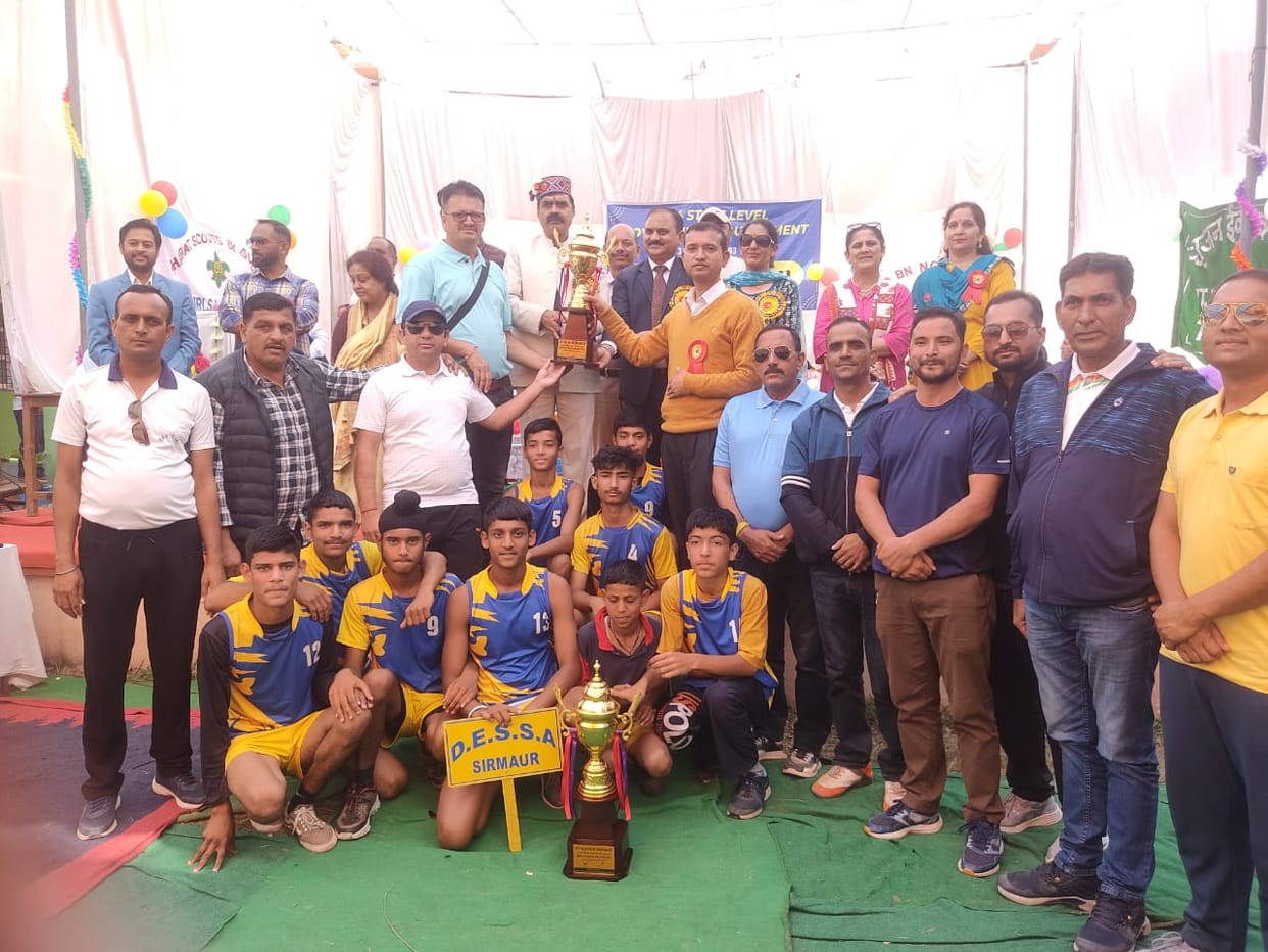 sirmaur team win under 14 khelkood judo and aethlete trophy