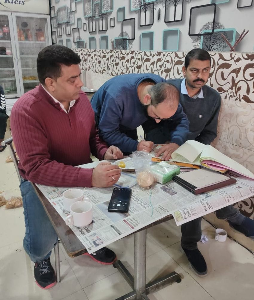 Eight samples were filled in Banikhet-Paddar, 30 kg sweets were also destroyed