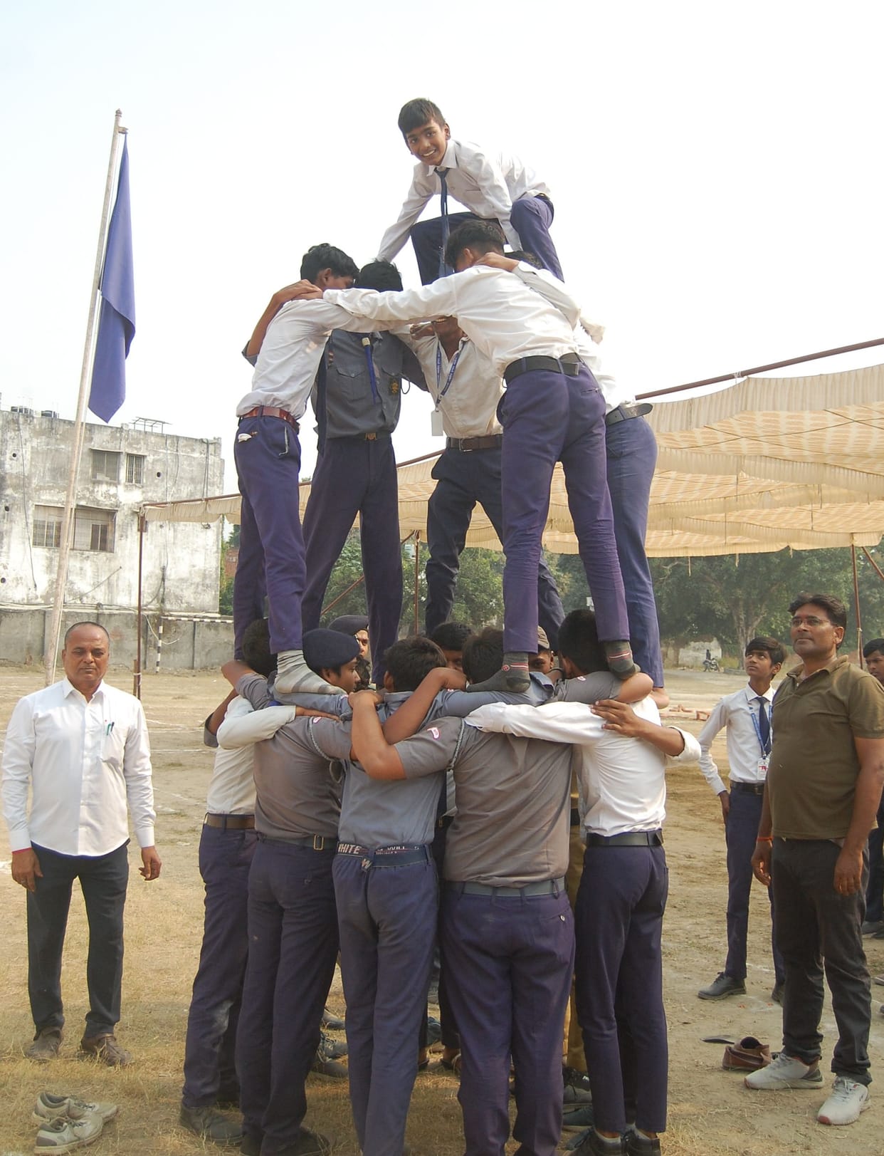 Students were introduced to various activities of Scouts