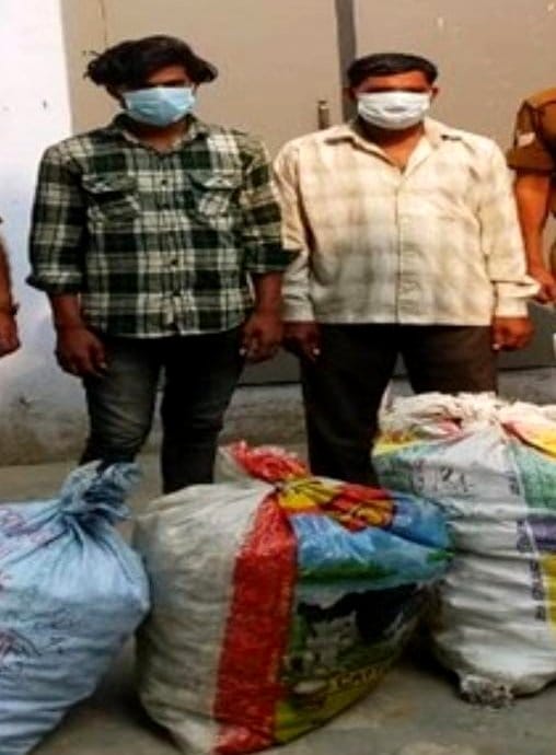 Police caught illegal firecracker factory in Dattanagar