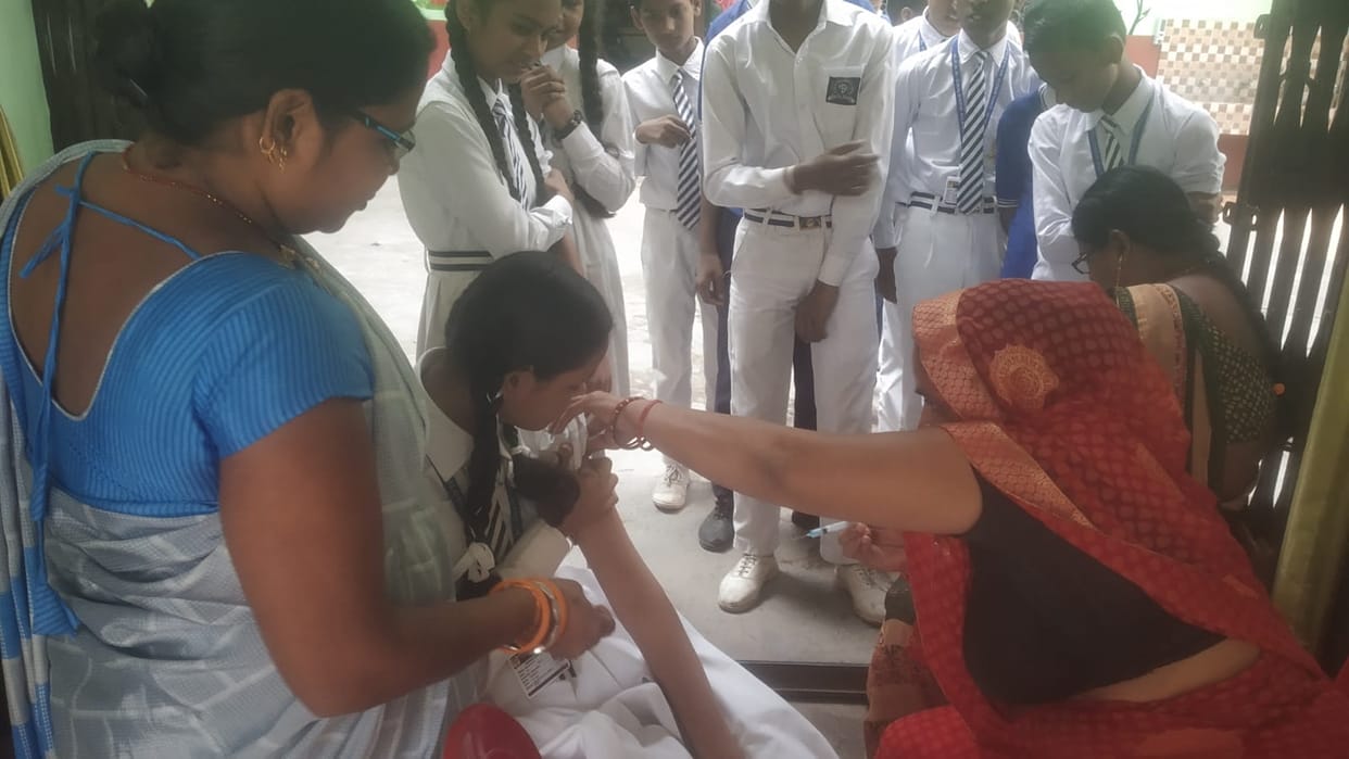150 students got vaccinated in HPGD Children Academy