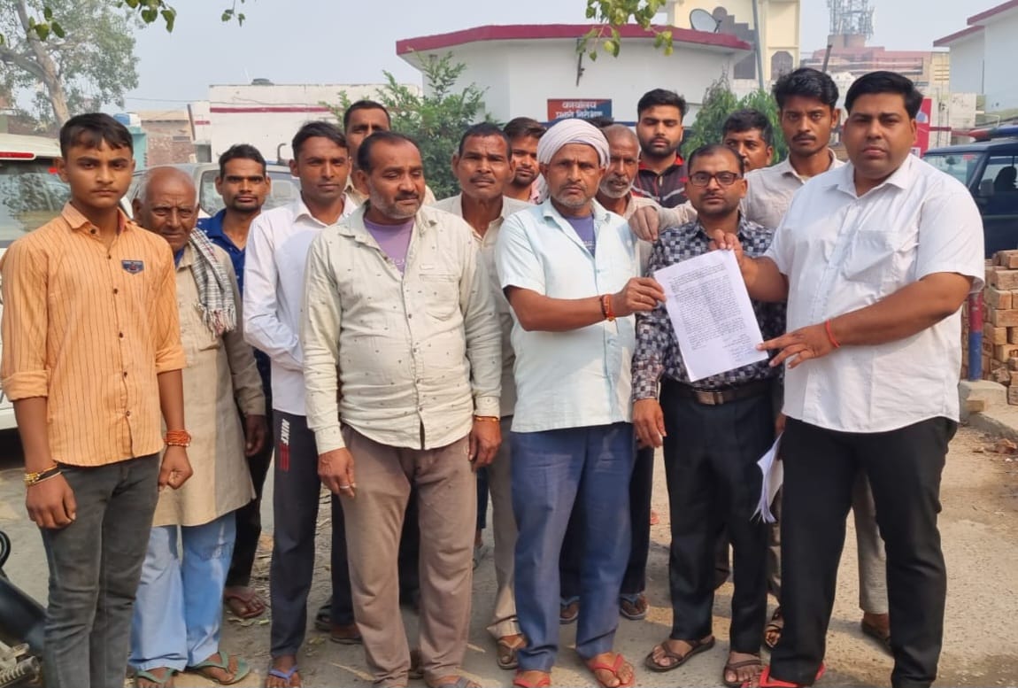 There was tension and commotion when dead cows were buried in Ravidas temple.