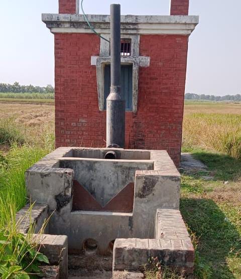 Irrigation of 50 acres of vegetables is not possible due to damage to the tube well.
