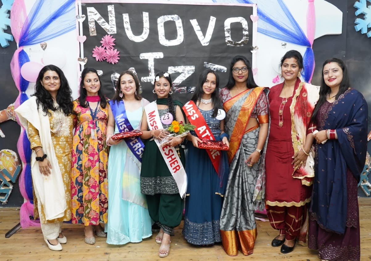 fresher party organised in mata padmavatti college