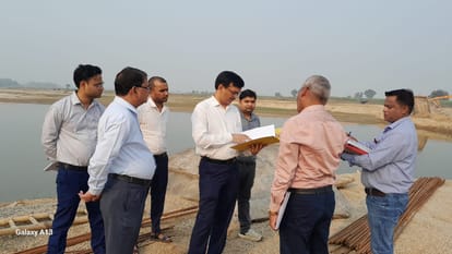 DM inspected the bridge under construction