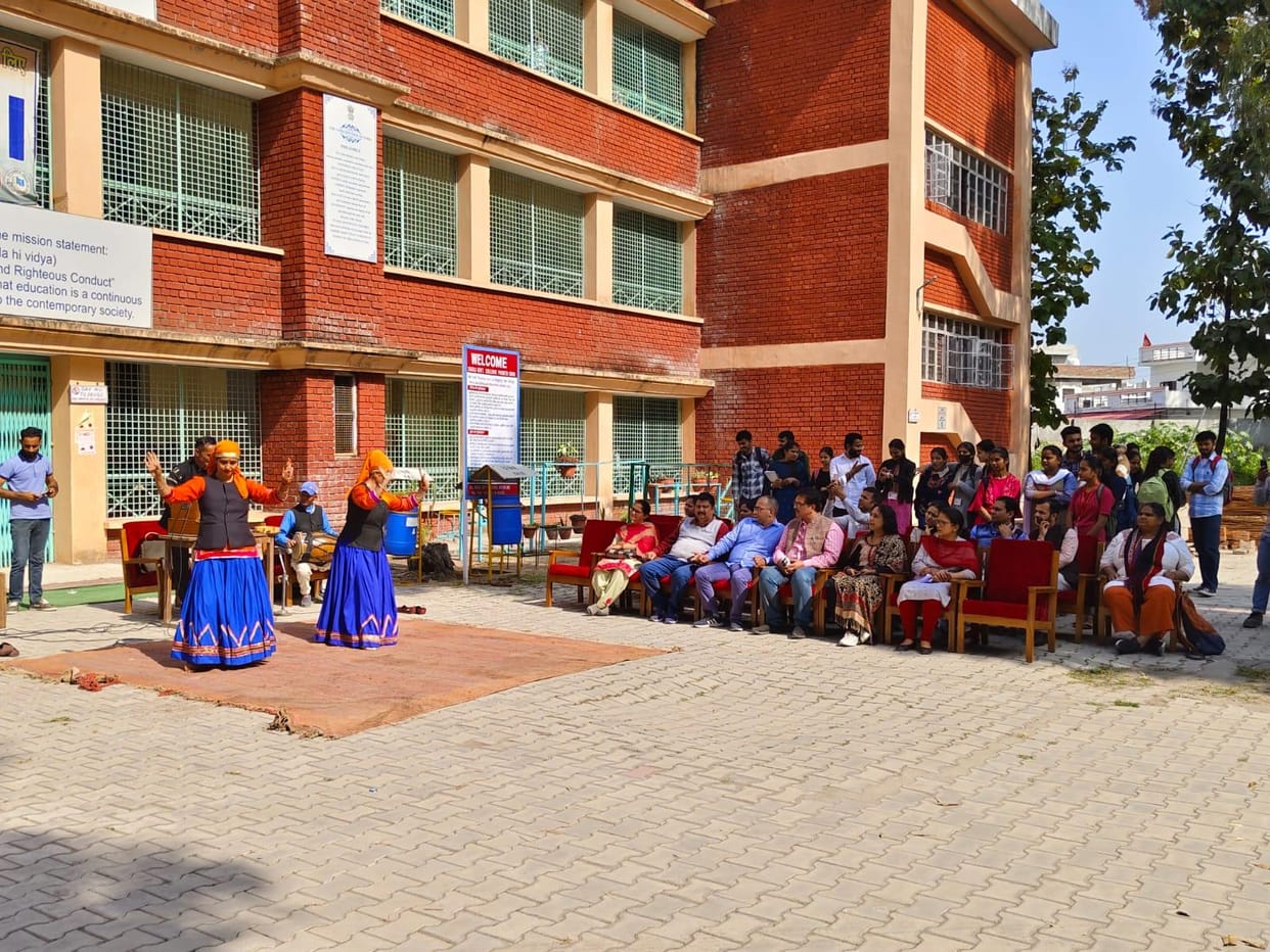 culture programme organised in ponta college by information department