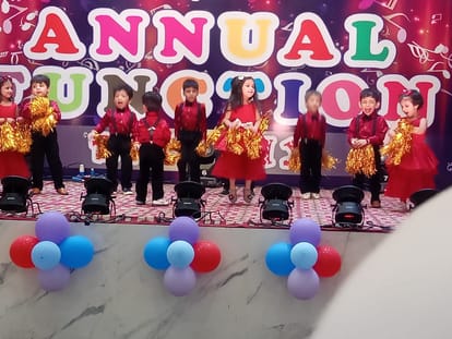 Colorful programs organized on the annual day of the school