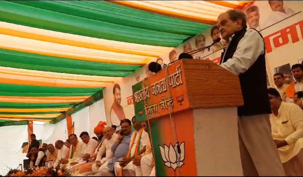 Birendra Singh's roar in front of Naib Saini