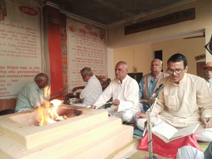 Havan and seminar held in Arya Samaj Bhawan