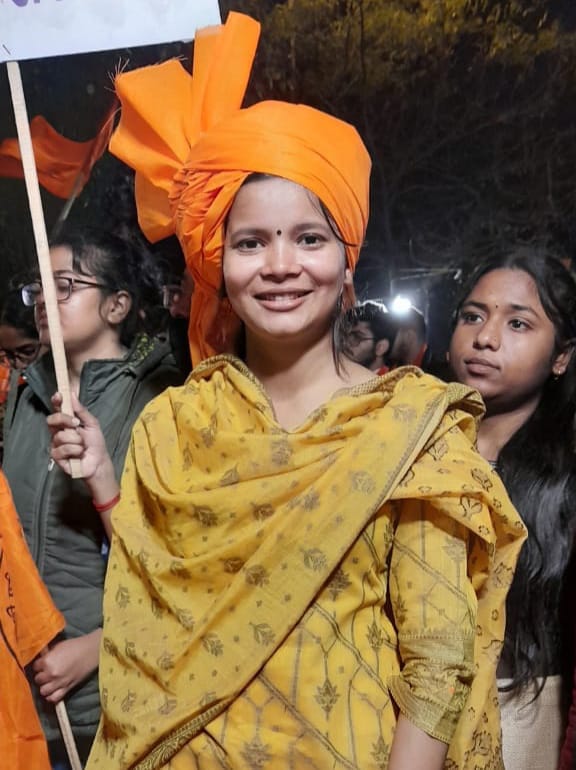 Saumya Verma becomes unit minister of ABVP Delhi University