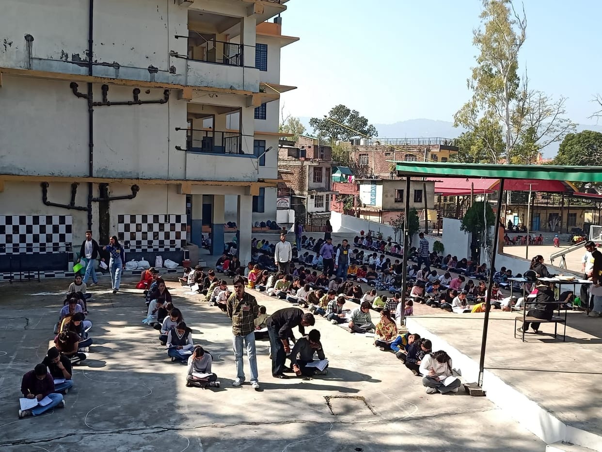 Amazing enthusiasm shown for Atul Maheshwari scholarship exam