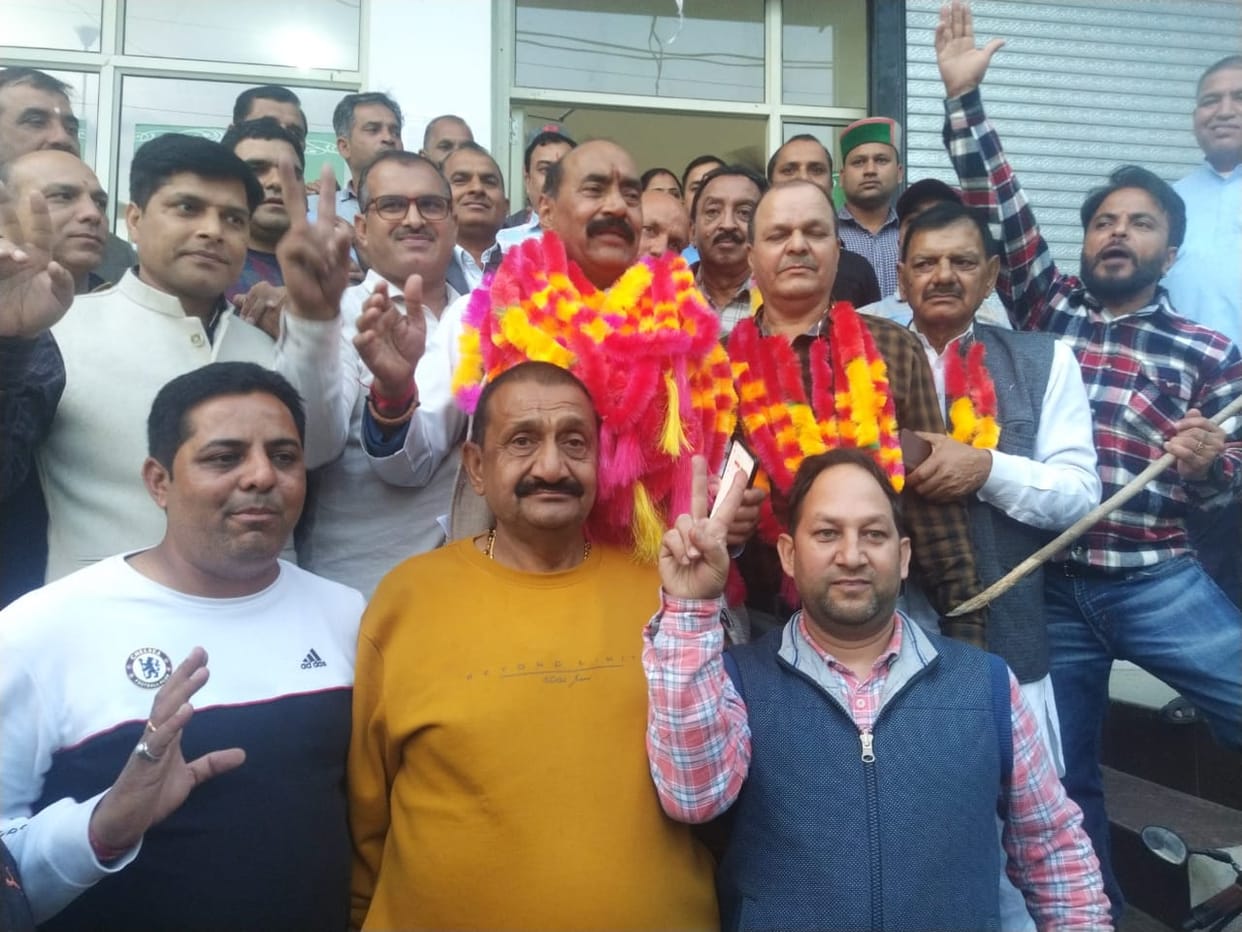 Congress supported Roshan Lal becomes director of Bhoranj zone for the third time
