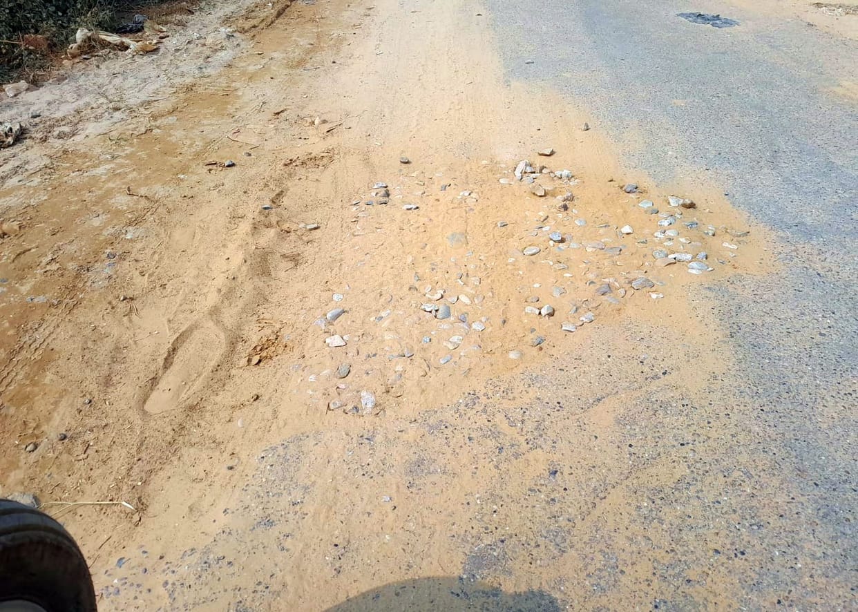 Roads are becoming pothole free with less stones and more soil.