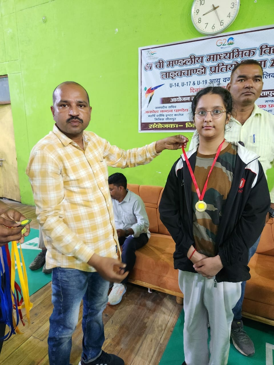 Omkar shines in divisional level taekwondo