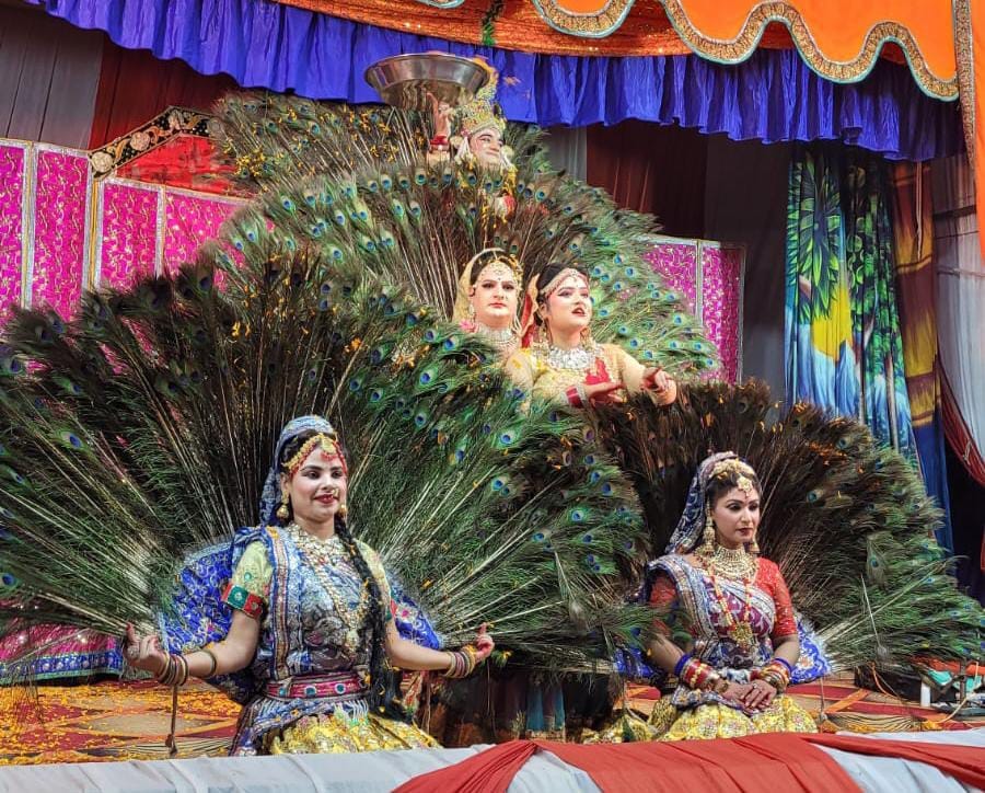 Shri Krishna's butter theft leela staged