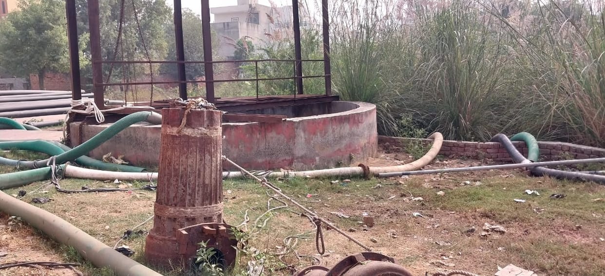 Water lifting capacity of sewer pumping station will be increased by installing new motors