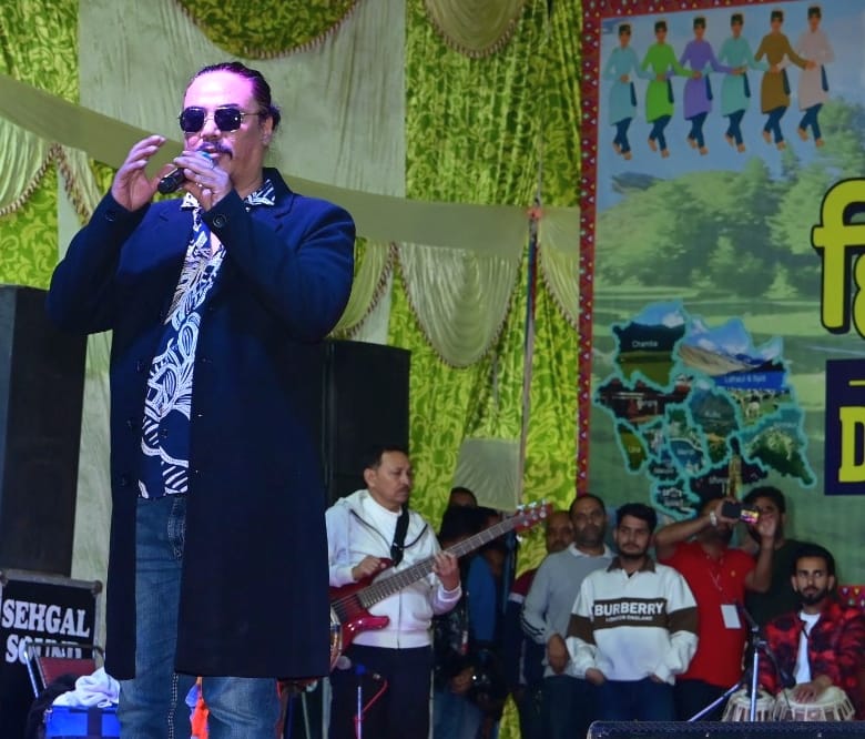 rajiv thapa present culture programme in chaugan maidan