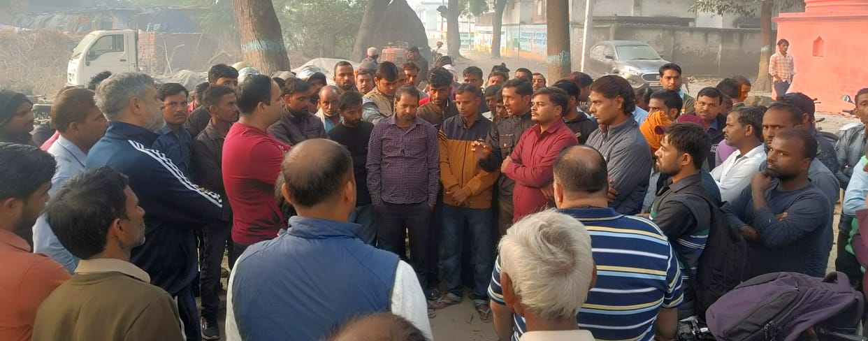 Employees boycotted work due to not getting PF and bonus