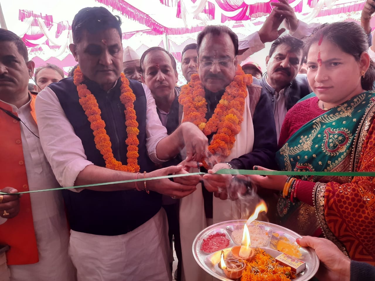 Minister inaugurated Dhari Block office building