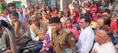 Blocked by keeping the dead body of the student