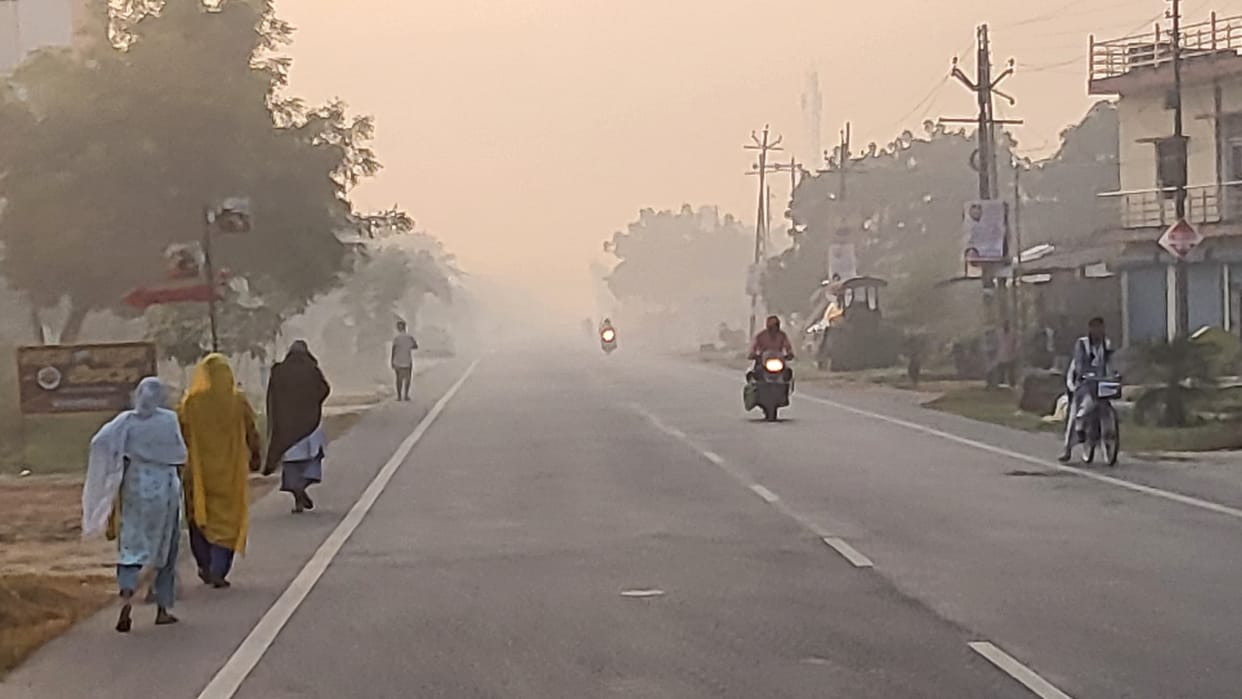 The city's air is as bad as the smoke of two and a half cigarettes.