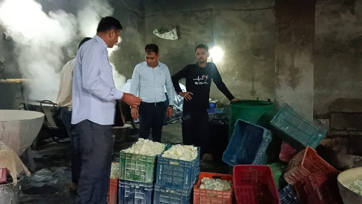 Sent samples of Petha, Paneer and Sohan Papdi from the warehouse for testing