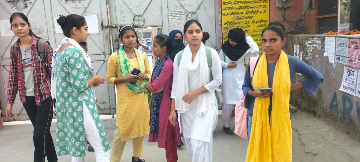 Girl students stopped from reaching college without uniform, ruckus...