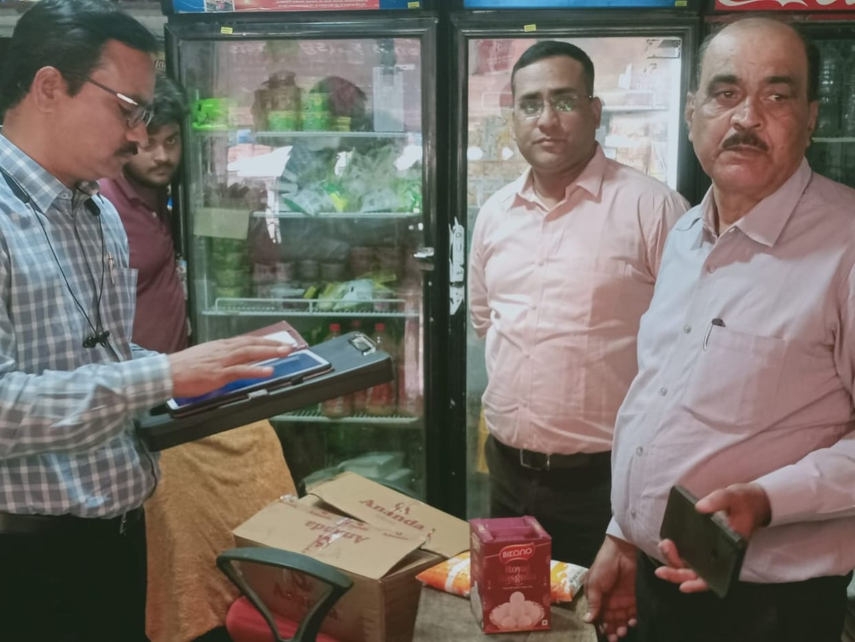 Raid on dairy and sweets shops