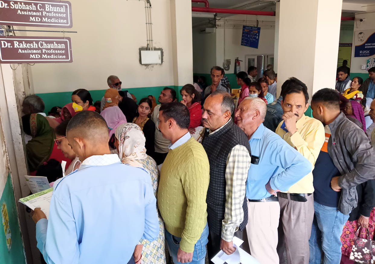 PFT and ECG being done in one room, patients worried