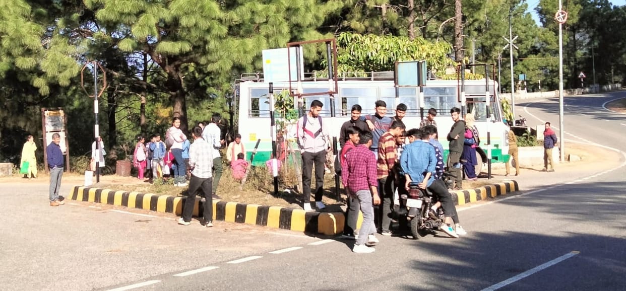 people facing problem due to deval tikkeri nahan route bus