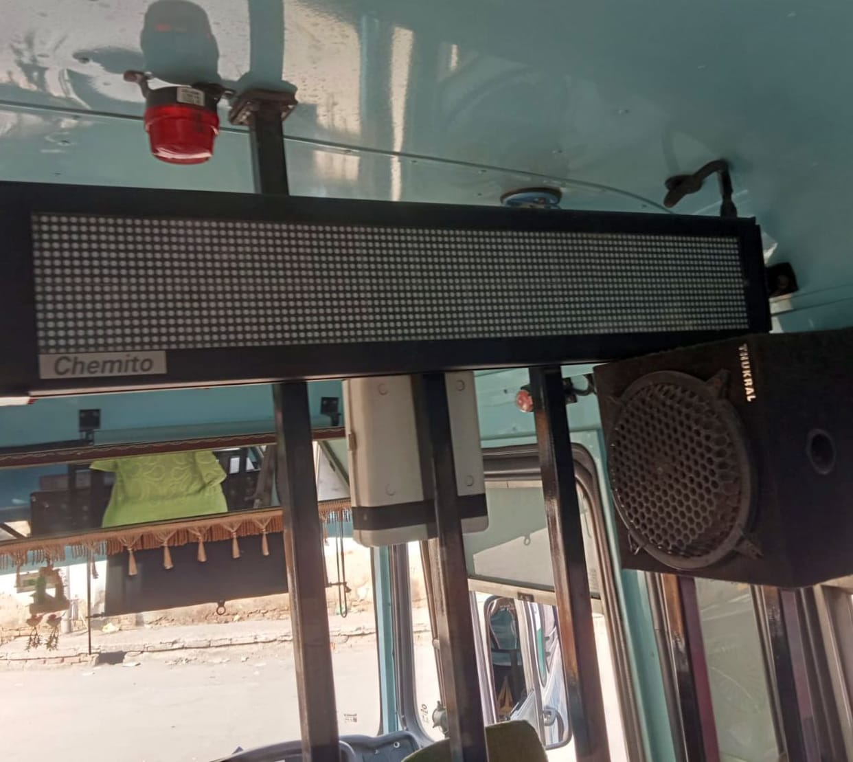 Passengers are not getting the benefit of display screen and sound system in buses