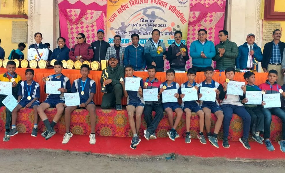 Bageshwar and Udham Singh Nagar won state level handball competition