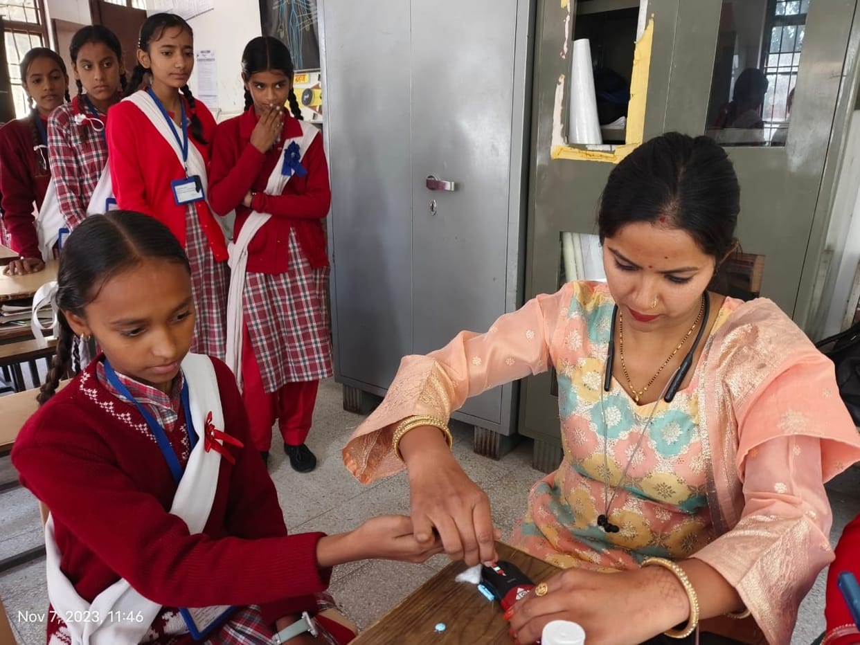 Seven students referred to district hospital due to anemia