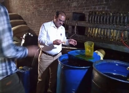 Food security team conducted raids, seized 375 liters of mustard oil