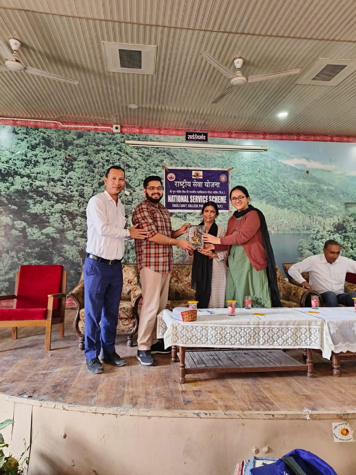 nss camp organised in ponta sahib college