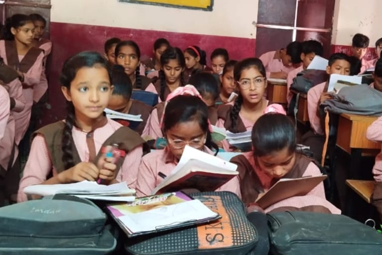 Did not get composite grant, teachers themselves providing exam material