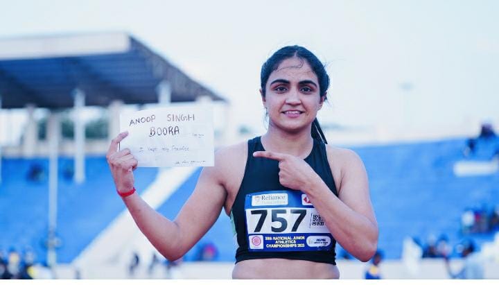 Bhavna broke Duttichand's 10 year old record in Under-20