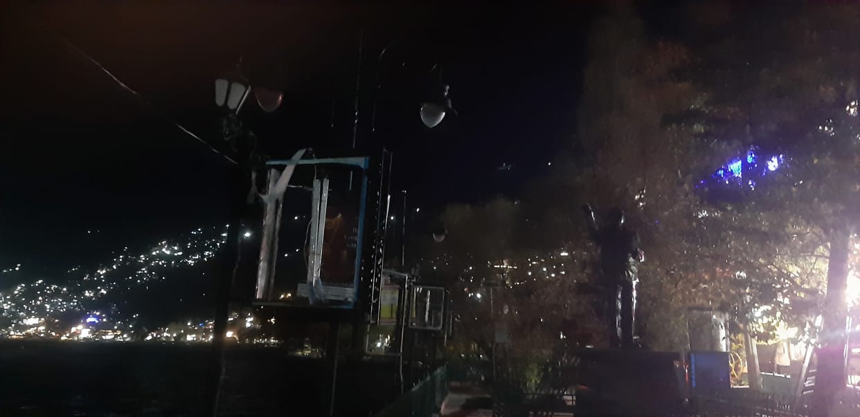 less street lights in nainital