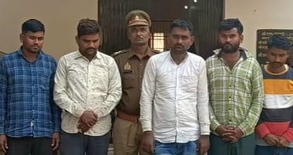 Five vicious inter-district robbers arrested