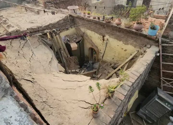 Five year old child dies after roof of house collapses