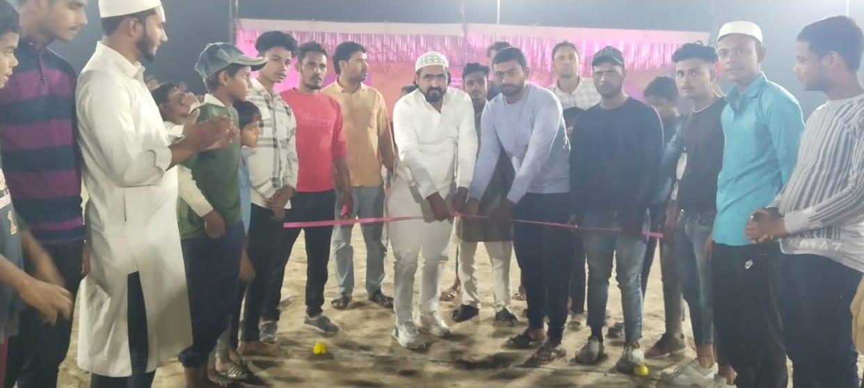 Dulhapar team won the inaugural cricket match